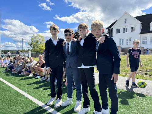 6.trinn stilte med et eget trenerteam!